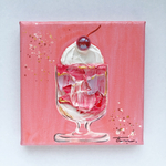 アクリル画『クリームソーダ』