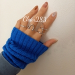 人気リング3点セット𓂃 𓈒𓏸𑁍‬今期トレンド変形リング♡指輪セット
