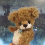 Pipica World ⊂(^(工)^)⊃ #1528　濃茶　切り替え　モヘア　テディベア