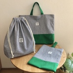 【再販！】ヒッコリー×グリーン《入園入学3点セット》