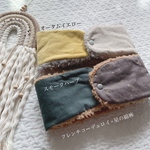  Baby&Kids ネックウォーマー   星の綿麻×フレンチコーデュロイ 