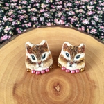 リスと木の実/ピアス