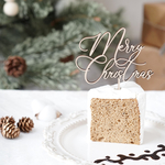 クリスマス❅*. 木製ケーキトッパー 【Bタイプ】 11cm　メリークリスマス　Merry Christmas