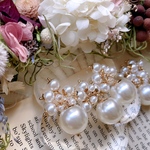 【期間限定50%off  450円→225円】【在庫限り】2pcs)2450)パールタッセル)#4q