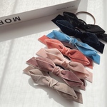 ✿॰ॱベロアリボン✿॰ॱ秋冬ヘアアクセサリー　ベルベットリボン　女の子　プレゼント　ヘアゴム　親子お揃い　結婚式　バレンタイン　プチプレゼント