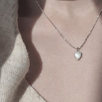 New ▽ Heart necklace