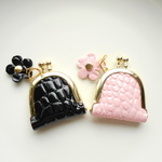 かわいいアクセサリーケース・がま口・クロコ・受注販売