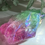 七色の夢໒꒱✨　オーラ　水晶　ラフストーン　原石