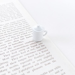 ミニチュア＊蓋つきカップ(ホワイト)