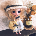 aoon様専用商品です☆ 送料無料 プチブライス アウトフィット ワンピースと帽子とバック