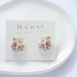 autumn bouquet (beige bijou / white、gray、pink)