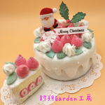 🧑‍🎄🎄クリスマス苺ケーキ(小物入れ)染132