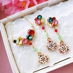 〈1〉♡シンプル 綺麗に♡上品SWAROVSKI使いやすい♡3点セット