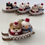 柴犬だるまサンタさんがやってきた🎄