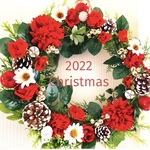 クリスマスリース　2way  お正月リース