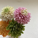 クレイフラワー　ポンポン菊