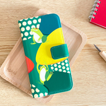 【受注製作品】カエルのiPhoneケース《Android対応》手帳型スマホケース 名入れ 蛙 カエル おしゃれ 可愛い
