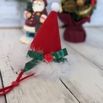 新作＊完成品＊（Ｓ）Christmas　NO①赤　　とんがりハット　三角　帽子