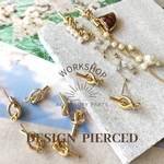 ☆再入荷☆【4pcs】ノットピアス　サージカルステンレスピン　　ゴールド