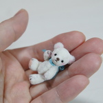 3.5cm ミニミニクマちゃん (スノーホワイト)