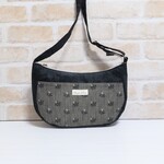YUWA布のあったかコーデュロイのサコッシュ、ショルダーバッグモノトーン花柄