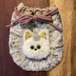 保護猫チャリティ巾着A