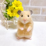 ④ 10cm *キンクマハムスター* 羊毛フェルト マスコット