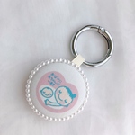 【再販】シンプル♡リバティ　マタニティチャーム　マタニティキーホルダー