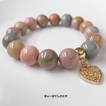 🆕♡チャーム付き‼︎秋色アラシャン瑪瑙ブレスレット