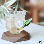 お取り寄せ　私だけのたからもの。　スズラン耐熱ガラスカップ　茶杯