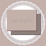 シンプルドット_ brown 10枚
