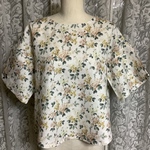 リバティ  フランダースリネン　ブラウス(送料無料)