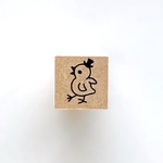 ひよこのスタンプ　連れ去られはんこ［12×12mm］