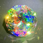 【導きの聖石 アルクトゥルス】　宝石型カットオブジェ(2210B)　（10画 Mサイズ）