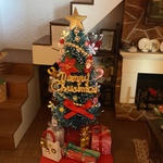 クリスマスツリー　ゴールド
