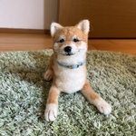 羊毛フェルト　柴犬