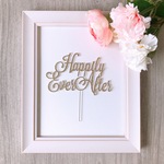 Happily Ever After 3 ウェディング ケーキトッパー　（カラーアクリル変更可）