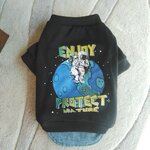 犬服！Ｌsize！宇宙飛行士！デニム重ね着