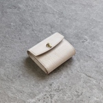 ミニウォレット / Ivory beige【Ricco mini】2022 Winter edition