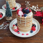 クリスマスパンケーキタワー「飾れるsweets」