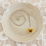 こあらパンケーキネックレス　　　　　　　　　　　　樹脂粘土　ミニチュア　コアラ　パンケーキ　ネックレス