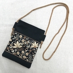 インド刺繍リボン＊スマホショルダー