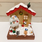 お庭でメリークリスマス