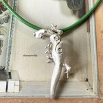 K様ご注文ヒルヤモリペンダントトップのみ　ダイヤモンド0.02ct