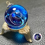 大玉　宇宙玉レジン惑星　レジンネックレス