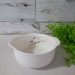 SALE✰シマエナガのミニグラタン皿【内径11cm】