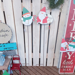 ２本セット！クリスマス♡高さのあるアイアンピック【ガーデンピック雑貨】アンティーク風♡オシャレなガーデン雑貨