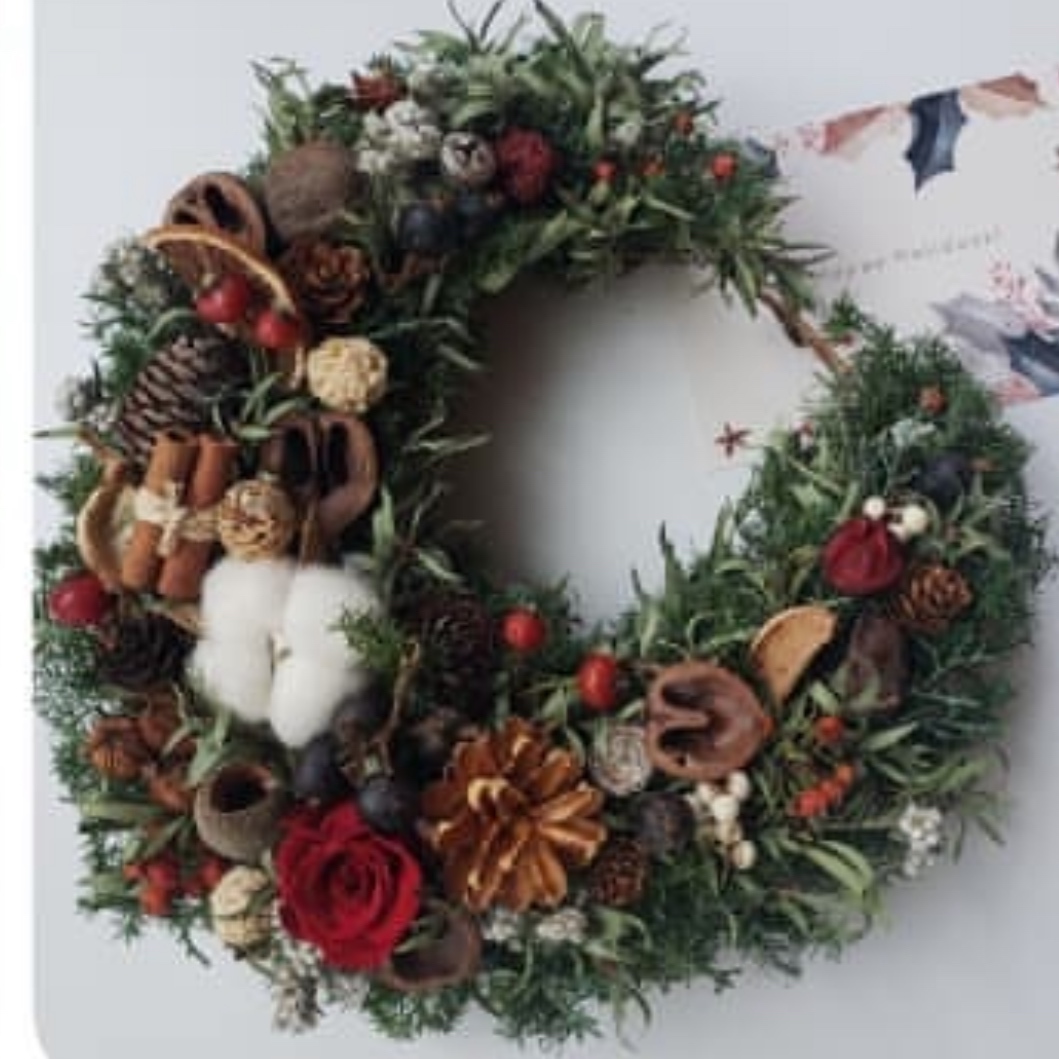 三日月クリスマスリース - MINAMIKITTY'S GALLERY | minne byGMOペパボ