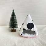 QOO様専用💗ハムスターのあったかテント⛺牛さん柄🐄