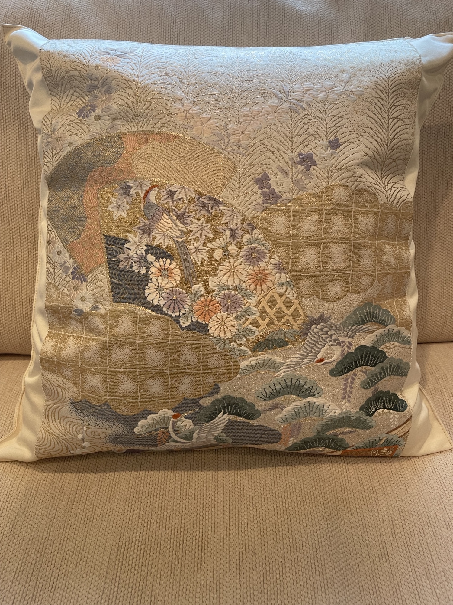 袋帯 純金 刺繍 正絹 今売れている商品